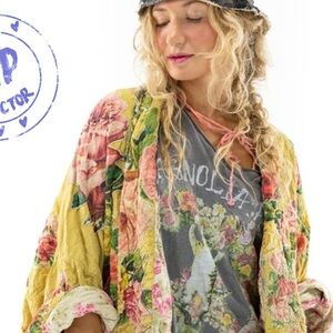 Magnolia Pearl Multicolor Floral Jacket
